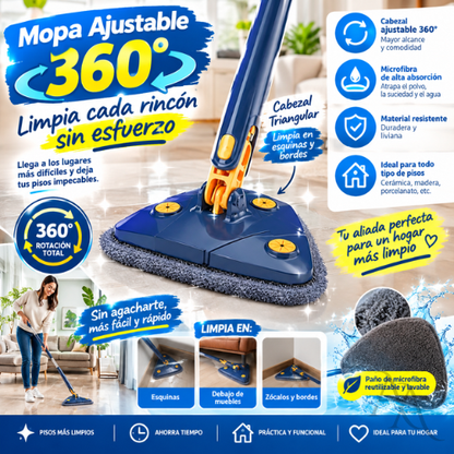FlexiMop360™- Mopa giratoria