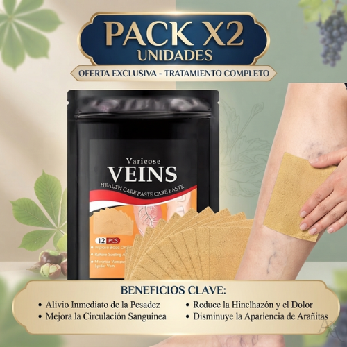 Pack 24 Parches Para Varices