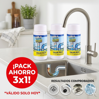 Turbo Desagüe™-  destapa  cañerías