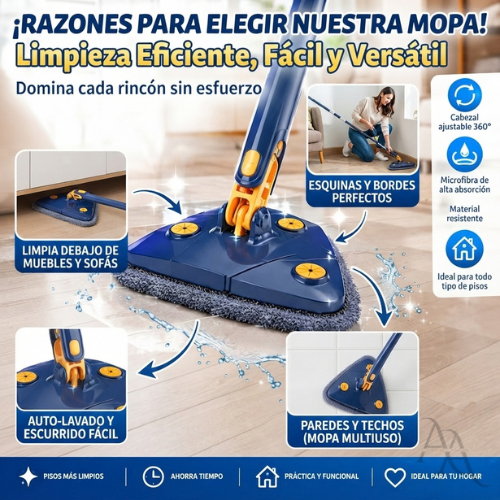 FlexiMop360™- Mopa giratoria