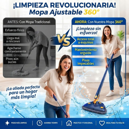 FlexiMop360™- Mopa giratoria
