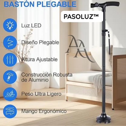 PasoLuz™-Bastón Plegable.