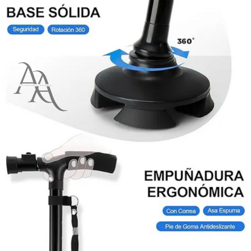 PasoLuz™-Bastón Plegable.