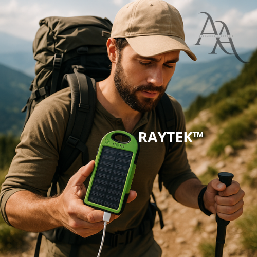 Raytek™-Cargador Solar.
