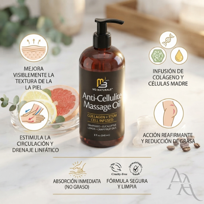 Aceite Anti-Cellulite -Piel Radiante
