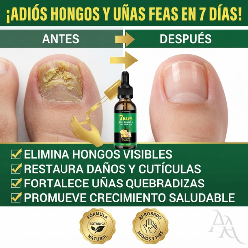 Sérum Reparador de Uñas -Acción Antihongos