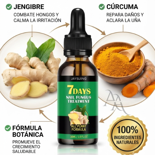 Sérum Reparador de Uñas -Acción Antihongos